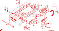 SWINGARM   CHAIN CASE для Honda XR 400 2000