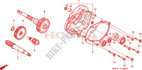 GEARBOX для Honda AROBASE 125 KPH AND MILES 2002