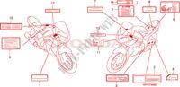 CAUTION LABEL  для Honda CBR 125 2008