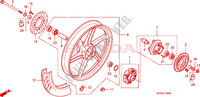 REAR WHEEL для Honda CBR 125 TRICOLOR 2010