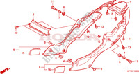 SIDE COVERS для Honda CBR 125 TRICOLOR 2010