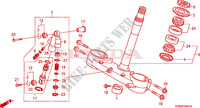 STEERING STEM(CRF250R8/9) /STEERING DAMPER для Honda CRF 250 R RED 2009