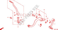 KICK STARTER ARM   BRAKE PEDAL   GEAR LEVER для Honda CRF 150 R BIG WHEELS 2008