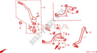 KICK STARTER ARM   BRAKE PEDAL   GEAR LEVER для Honda CR 250 R 1991