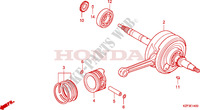 CRANKSHAFT для Honda INNOVA 125 2011