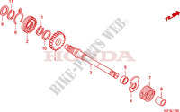 KICKSTARTER AXLE для Honda INNOVA 125 2011