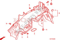 REAR FENDER для Honda INNOVA 125 2012