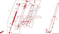 FRONT FORK (VT1100C2) для Honda VT 1100 SHADOW C2 1997