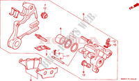 REAR BRAKE CALIPER для Honda FX 650 2000