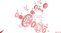 STARTER MOTOR CLUTCH для Honda FX 650 2000