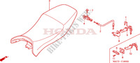 SEAT для Honda CBR 1100 SUPER BLACKBIRD 1997