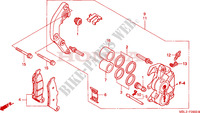 FRONT BRAKE CALIPER (NT650VW/X/Y/1) для Honda DEAUVILLE 650 2001