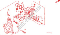 REAR BRAKE CALIPER (NT650VW/X/Y/1) для Honda DEAUVILLE 650 34CV 2001