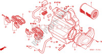 AIR CLEANER (CB600F3/4/5/6) для Honda CB 600 F HORNET WAKIZASHI 2006