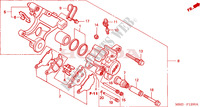 REAR BRAKE CALIPER для Honda CB 600 F HORNET 34HP 2002