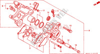 REAR BRAKE CALIPER для Honda CB 600 S HORNET 34HP 2000