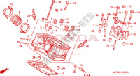 REAR CYLINDER HEAD для Honda TRANSALP 650 2006