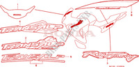 STICKERS для Honda TRANSALP 650 2006