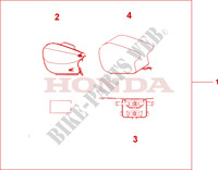 PILLION BAG для Honda CB 1100 X11 2001