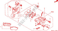 REAR BRAKE CALIPER (VTX1800C15/6/7/8) для Honda VTX 1800 C1 2006