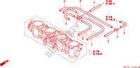 THROTTLE BODY (TUBING) для Honda CBR 929 FIREBLADE ERION 2001
