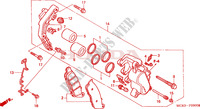FRONT BRAKE CALIPER для Honda SHADOW VT 750 SPIRIT D 2001