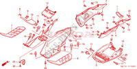 FLOOR PANEL   SIDE SKIRT для Honda SILVER WING 600 2002