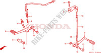 BRAKE PEDAL для Honda CBR 600 RR MOVISTAR 2006