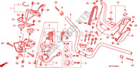 HANDLE PIPE/HANDLE COVER (FJS400D8) для Honda SILVER WING 400 2008