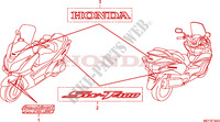 STICKERS (FJS400D9/FJS 400A) для Honda SILVER WING 400 2009