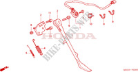 SIDE STAND для Honda SHADOW VT 750 C ABS 2006