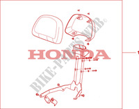 BACKREST  NHB01 для Honda 700 DN01 2008