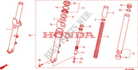 FRONT FORK для Honda 700 DN01 EASY RIDER 2008