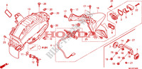 REAR FENDER для Honda 700 DN01 2008