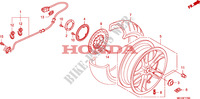 REAR WHEEL для Honda 700 DN01 EASY RIDER 2008