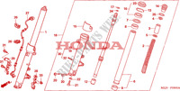 FRONT FORK для Honda CB 1300 BI COULEUR 2004