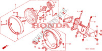 HEADLIGHT (1) для Honda CB 1300 BI COULEUR 2003
