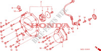 RIGHT CRANKCASE COVER для Honda CB 1300 BI COULEUR 2003