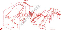 SEAT   REAR COWL для Honda CB 1300 BI COULEUR 2004