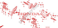 FOOTREST для Honda CB 1300 ABS FAIRING 2006