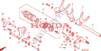 GEARSHIFT DRUM   GEARSHIFT FORK для Honda CB 1300 ABS FAIRING 2006