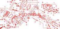 LEFT REAR ENGINE COVER для Honda CB 1300 S FAIRING 2007