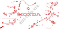 PEDAL для Honda CB 1300 S FAIRING 2007