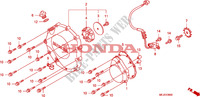 RIGHT CRANKCASE COVER для Honda CB 1300 S FAIRING 2007