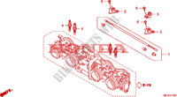 THROTTLE BODY(COMPONENTS) для Honda CB 1300 S FAIRING 2007