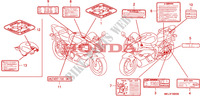 CAUTION LABEL для Honda CBR 1000 RR FIREBLADE REPSOL 2007