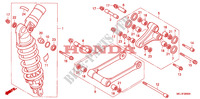 REAR SHOCK ABSORBER для Honda CBR 1000 RR FIREBLADE HRC 2007