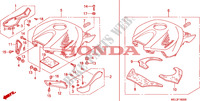 TANK COVER для Honda CBR 1000 RR FIREBLADE REPSOL 2005