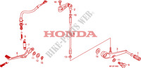 BRAKE PEDAL для Honda CBR 600 RR GRAY ORANGE 2011