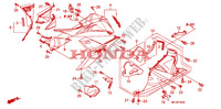LOWER COWL(L.)(CBR600RR9, A,B/RA9,A,B) для Honda CBR 600 RR ABS GRIS ORANGE 2011